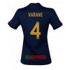 Oficiální Fotbalový Dres Francie Raphael Varane 4 Domácí Mistrovství Světa 2022 pro Ženy